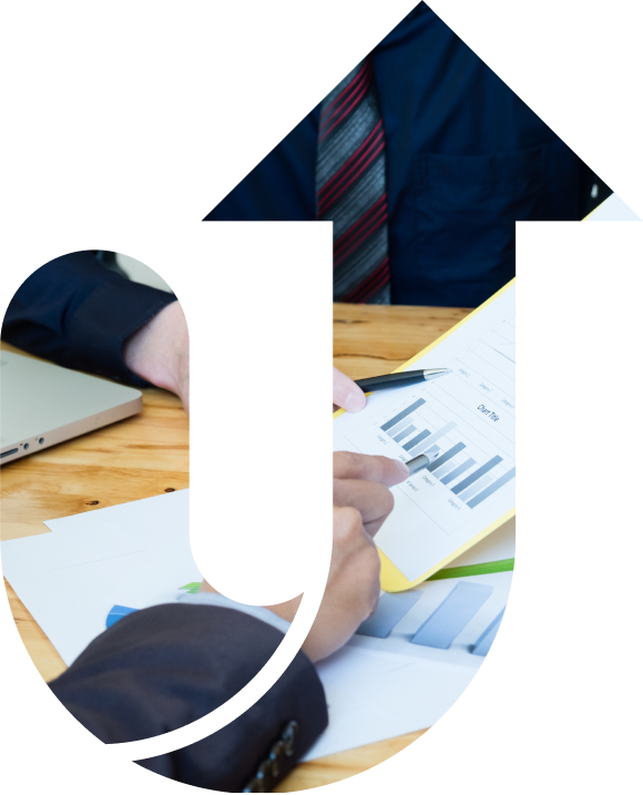 Business professionals working together